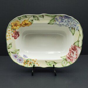 Westbury Court Christina Vegetable Bowl Jessica McClintock Floral Serving Bowl